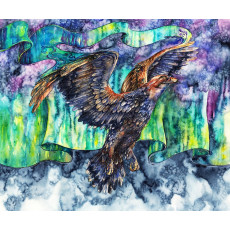 Original Painting - Aurora Eagle